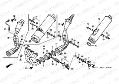 F-19 EXHAUST DRUM