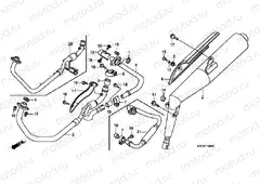 F-19 EXHAUST DRUM (XL125V1 / 2/3/4/5/6)