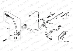 F-19 PEDAL (CBF1505 / M5 / 6 / M6 / 7 / M7 / M9 / MA)