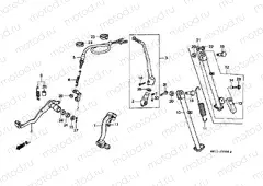 F-19 PEDAL / PUSH LEVER ARM