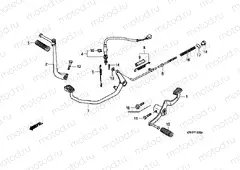 F-19 PEDAL / PUSH LEVER ARM