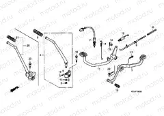 F-19 PEDAL / PUSH LEVER ARM