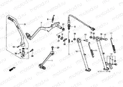 F-19 PEDAL / PUSH LEVER ARM