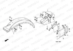 F-19 REAR FENDER
