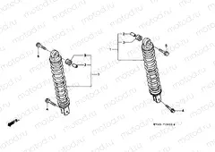 F-19 REAR SHOCK ABSORBER