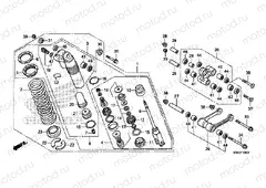 F-19 REAR SHOCK ABSORBER