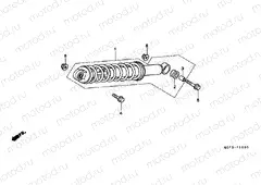 F-19 REAR SHOCK ABSORBER