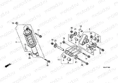 F-19 REAR SHOCK ABSORBER