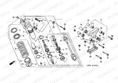 F-19 REAR SHOCK ABSORBER