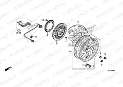 F-19 REAR WHEEL