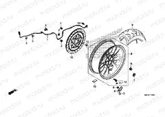 F-19 REAR WHEEL