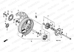 F-19 REAR WHEEL
