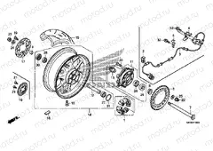 F-19 REAR WHEEL