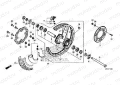 F-19 REAR WHEEL