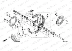 F-19 REAR WHEEL