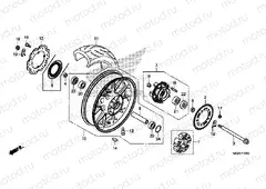 F-19 REAR WHEEL