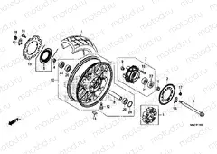 F-19 REAR WHEEL