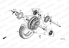 F-19 REAR WHEEL