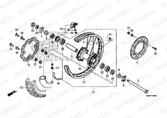 F-19 REAR WHEEL