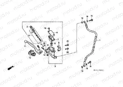F-2-1 FRONT MASTER CYLINDER (CR500RN / RP / RR / RS / RT / RV)