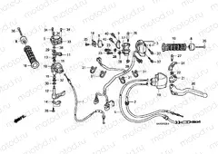 F-2-1 HANDLE LEVER / SWITCH / CABLE (TRX400EX8 / X9)