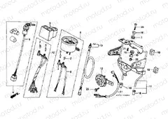 F-2-2 METER / HORN / KEY KIT (XL125SA, B, C-CM)