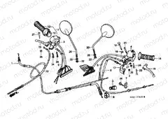 F-2 HANDLE LEVER / SWITCH / CABLE