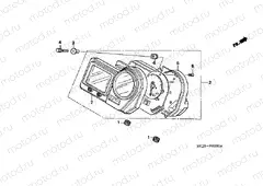 F-2 METER (CBR900RRY, 1 / RE1)