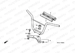 F-2 STEERING BAR TUBE / UPPER BRIDGE
