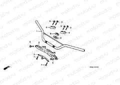 F-2 STEERING BAR TUBE / UPPER BRIDGE