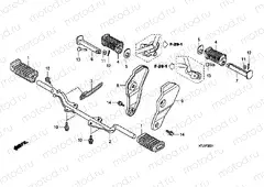 F-20-1 FOOTREST (CGR125SH8, A, B)
