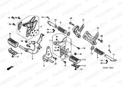 F-20-1 FOOTREST (FS1254 / 5/6/8)