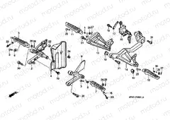 F-20-1 FOOTREST (VFR750FR / FS / FT / FV)