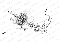F-20-40 FRONT WHEEL