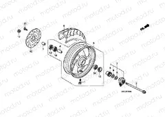 F-20-40 FRONT WHEEL (DISC)