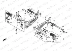 F-20 FOOTREST (CB125TDC / TDE)