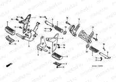 F-20 FOOTREST (FS1251 / 2/3)