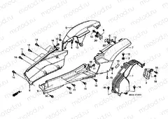 F-20 REAR FENDER