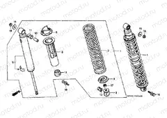 F-20 REAR SHOCK ABSORBER
