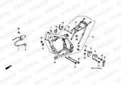 F-21-1 FRAME HOUSING (CR500RN / RP / RR / RS / RT / RV)