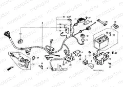 F-21-1 WIRING HARNESS / IGNITION COIL / BATTERY