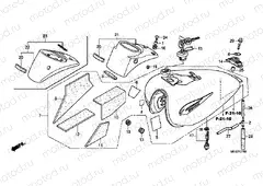 F-21 FUEL TANK (VT750C2B / C2S / CS / C / CA)