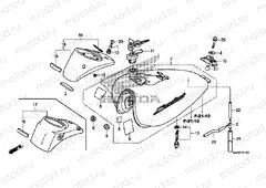 F-21 FUEL TANK (VT750CS / C2B / C2S / C)