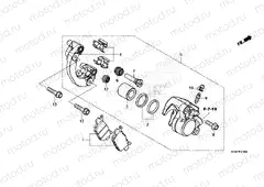 F-21 REAR BRAKE CALIPER