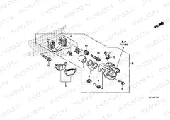 F-21 REAR BRAKE CALIPER