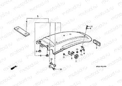 F-21 REAR FENDER