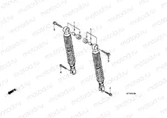 F-21 REAR SHOCK ABSORBER
