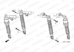 F-21 REAR SHOCK ABSORBER