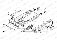 F-21 REAR SWING ARM / CHAIN CABINET