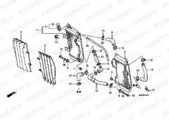 F-22-1 RADIATOR (CRF450R5,6,7,8)